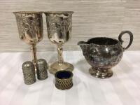 Vintage Lot of Silverplate Items