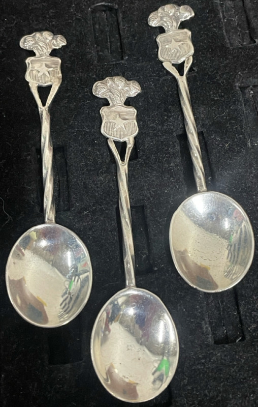 3 900 Silver Demitassee Spoons