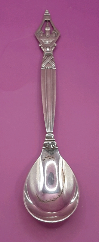 Vintage George Jensen Sterling Silver 6.5" Spoon