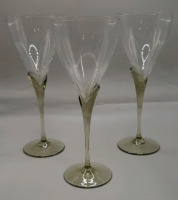 Vintage Rosenthal 8.5" Papyrus Crystal Wine Glasses