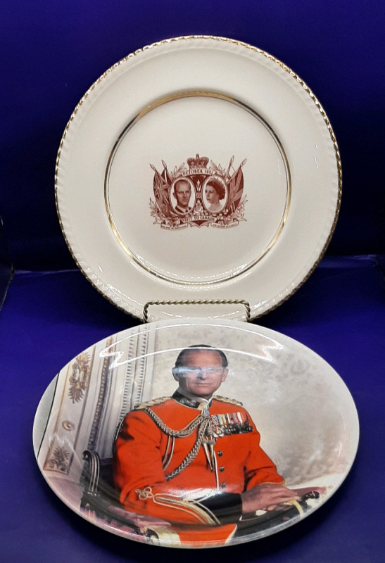 Vintage Cassidian 10" Princess Elizabeth Visit to Canada Wood & Son's Royal Family Series HRH The Duke of Edinburgh