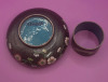 Antique Chinese Cloissone Napkin Ring and 3.75" Bowl - 3