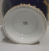 Vintage 11" Rosenthal Cobalt and Gold Vase with Flowers - 3