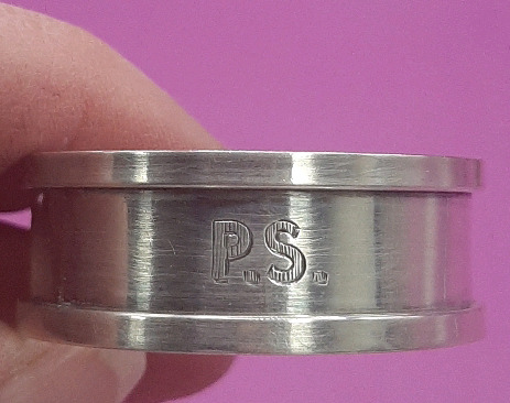 Vintage 2 .50" British Sterling Napkin Rings