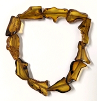 Amber Bracelet 3" Diameter Elastic