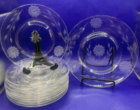 Hughes cornflower salad plate and 9 dessert plates