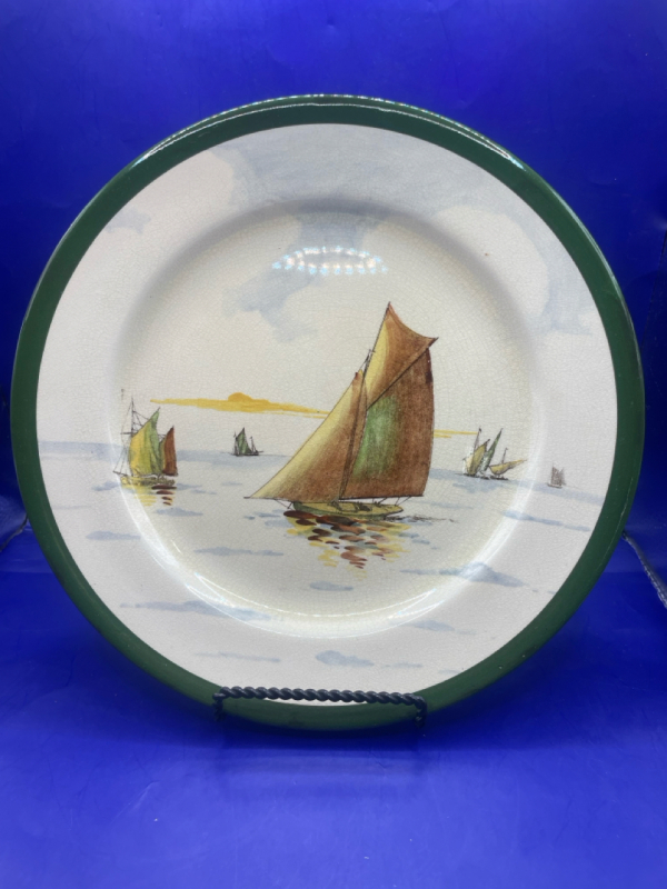 Antique Royal Doulton sailing ships series plate