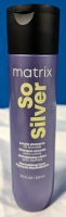 New MATRIX Total Results So Silver Color Depositing Purple Shampoo For Neutralizing Yellow Tones - 300ml