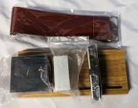 Knife Sharpening Kit with Whetstone and Strop.
