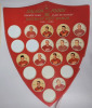 Vintage 1961-62 Salada Foods NHL Hockey Shields with Coins . 36 Coins & Two (2) Shields - 3