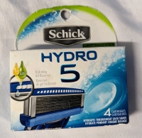 New Schick Hydro 5 Cartridge Pack. 4 Cartridges Total