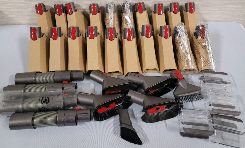 New - Dyson Vacuum Accessories . Hoses & Brushes . 34pcs