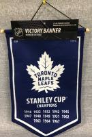 Toronto Maple Leafs NHL Felt Victory Banner 12&rdquo;x18&rdquo;
