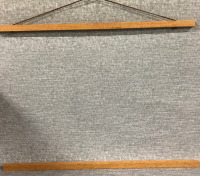 24&rdquo; Teak Poster Frame Magnetic