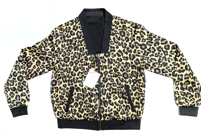 New Stella & Dot Lined Lightweight Leopard Print Jacket (Size XS)