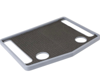 Support Plus Walker Tray Table with Non-Slip Mat/Cup Holders - Mobility Accessory Fits Most Standard Walkers (21" x 16")