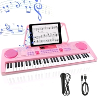 New Wostoo 61 Key Kids Piano. 24" long.
