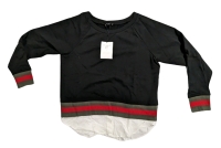 New Stella & Dot Layered Lightweight Long Sleeve Sweater with Faux Undershirt (Size Medium)