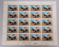 1995 US Postal ' RFD : Rural Free Delivery ' Stamp Sheet , 32 Cent Stamps