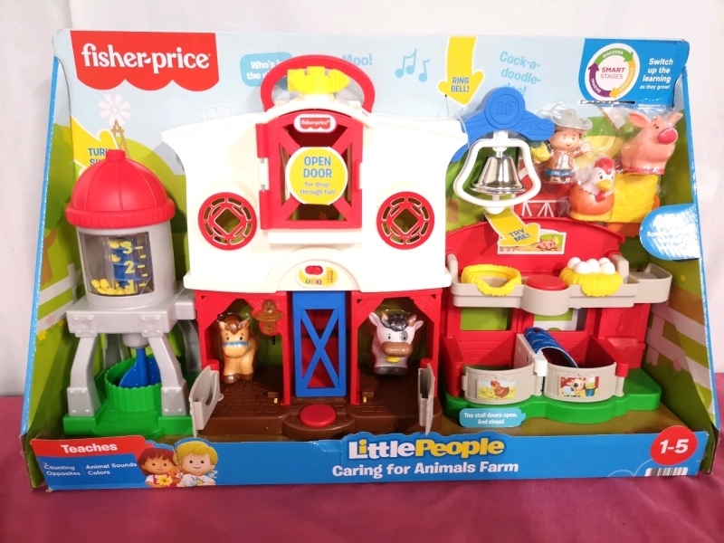 New Fisher Price Little People Play Set - Caring for Farm Animals for Ages 1-5