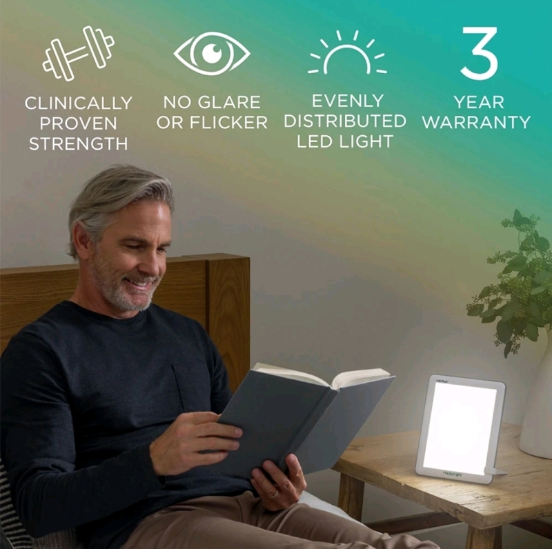 Verilux Happy Light LED Light Therapy Lamp