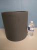 New Green Theory Fiberglass Planter - D11.5" & H12" Matte Grey - 3