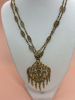 Fleur De Lis Filigree Necklace Bracelet Brooch - 2