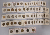 Vintage Merchant & Entertainment Coin Token Lot . 60+ Tokens in 2×2 Coin Holders