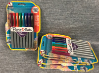 5 New Paper Mate Flair 0.4 Ultra Find 8pack Felt tip pens