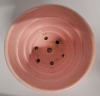 Vintage McCoy Mid-Century Modern Art Pottery Pink Flower Pot Saucer Planter - 3