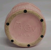 Vintage McCoy Mid-Century Modern Art Pottery Pink Flower Pot Saucer Planter - 4