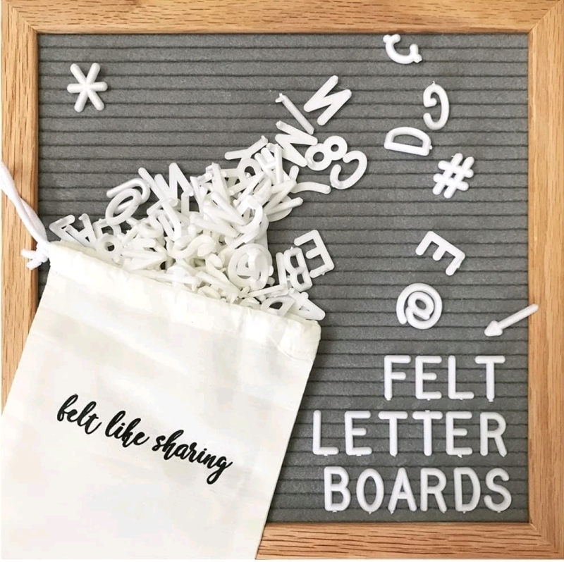 Felt Letterboard And Letters