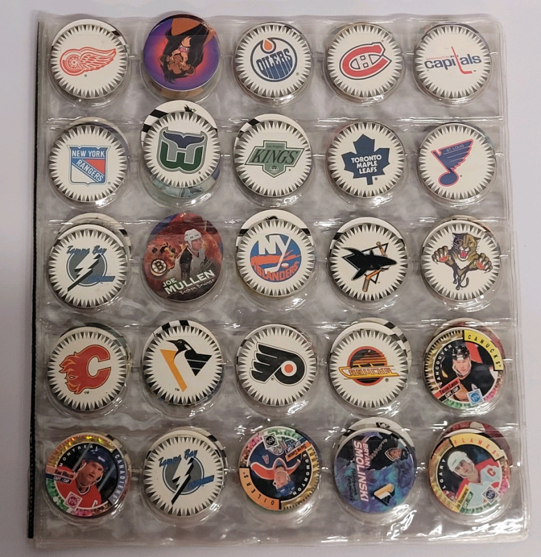 Vintage 1995 & 1997 NHL Hockey and Pop Culture POGS , 100+ POGS