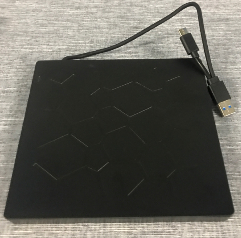 New Portable Desktop External DVD Drive, 6 HUB Data Cable Embedded USB 3.0 CD/DVD/RW ROM Player