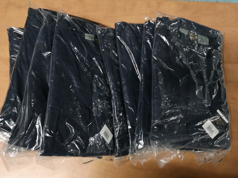 9 New Tactical Force sz 3XL Navy Twill Coats - 4 Pockets