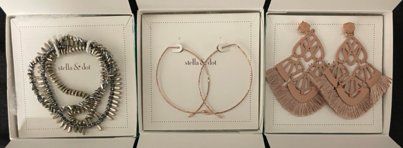 3 NEW in box Stella & Dot jewelry pieces