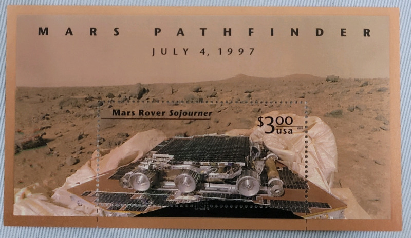 1997 US Postal ' Mars Pathfinder , July 4, 1997 ' $3 Stamp , Unused