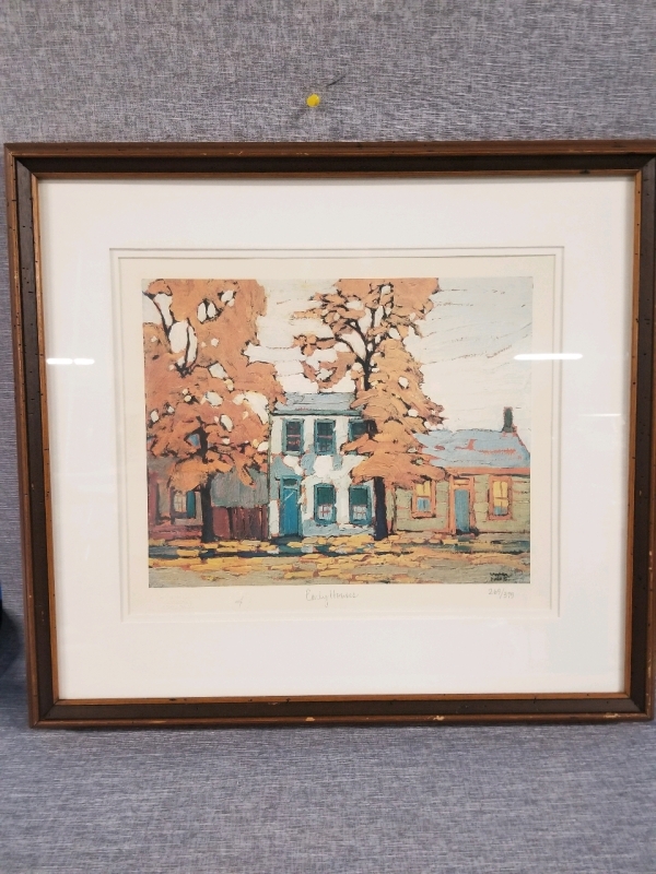 Limited edition LAWREN HARRIS Early Houses print