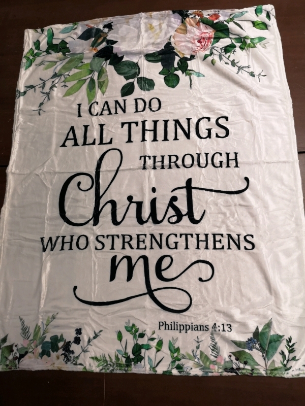 New Religious Fleece Throw - 40 by 50"