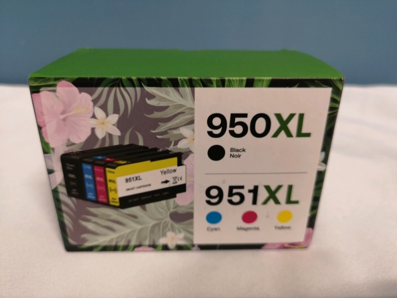 Like New 950XL & 951XL Ink Cartridges - Black, Yellow, Cyan & Magenta