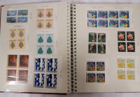 Vintage Canada Post Stamp Blocks , Unused