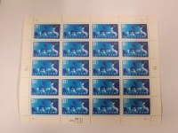 1998 US Postal " NATO Fifty Years ' Stamp Sheet , 33 Cent Postage Stamps