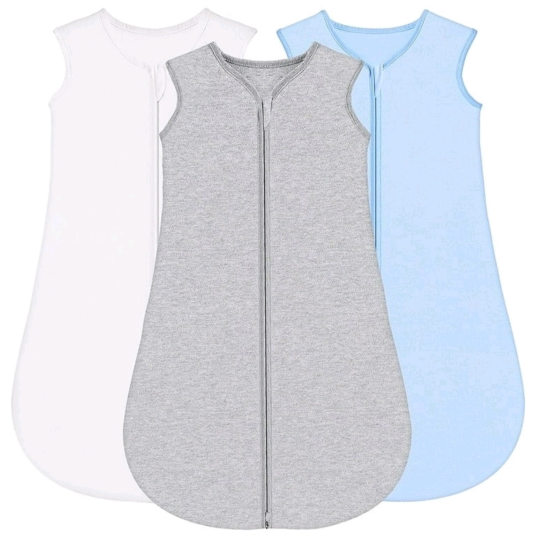 New! Yoofoss 3-Pack Baby Sleep Sacks - 100% Cotton (Size XL - 18-24 Months)