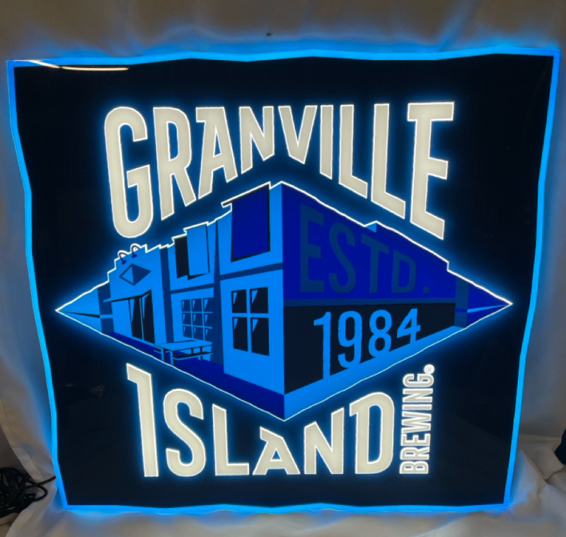 BNIB GRANVILLE ESTO 1984 ISLAND Neon Sign 19” x 21”