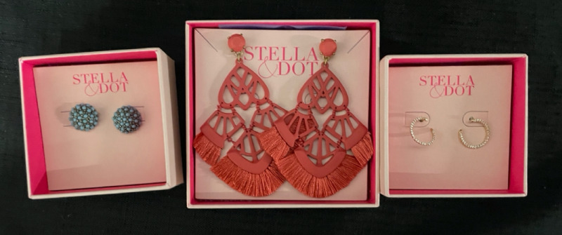 3 NEW in box Stella and Dot earrings