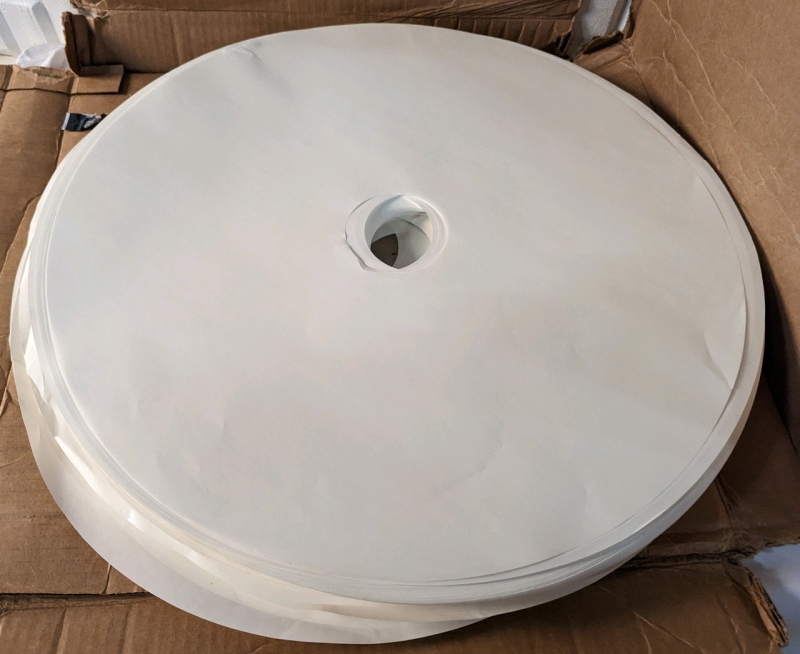 More Than 500 20" Diameter Wax Paper Rounds.