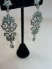 5 Modern Clear Rhinestone Drop Earrings - 4