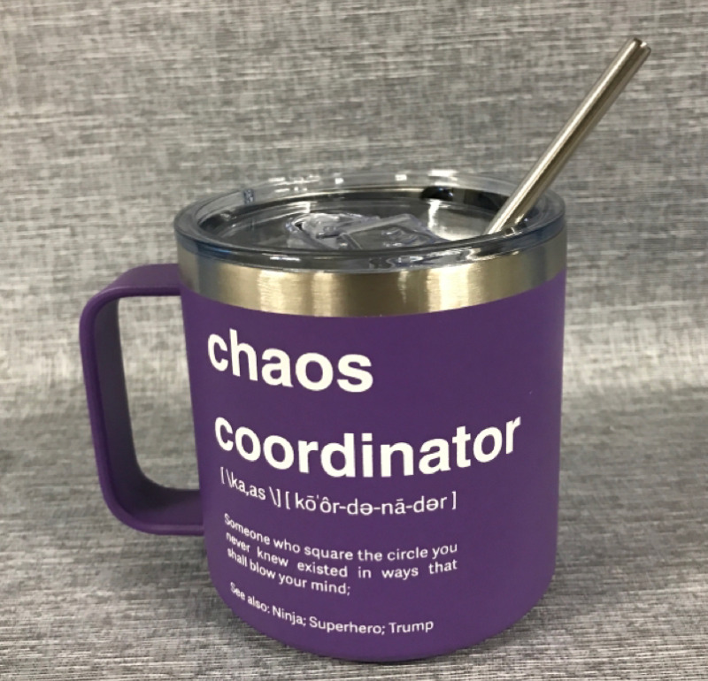 Chaos Coordinator Definition Tumbler 4”x4”