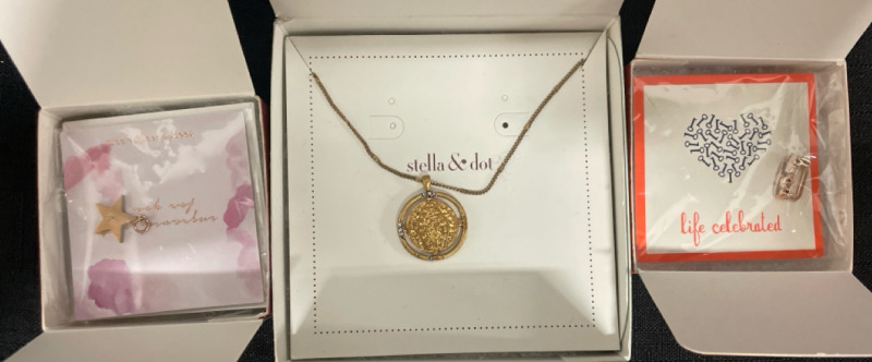 3 NEW in box Stella & Dot jewlery pieces