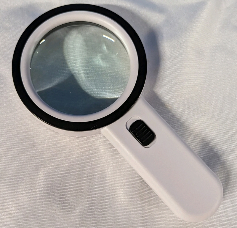 HD LED Magnifying Glass. 8" Long